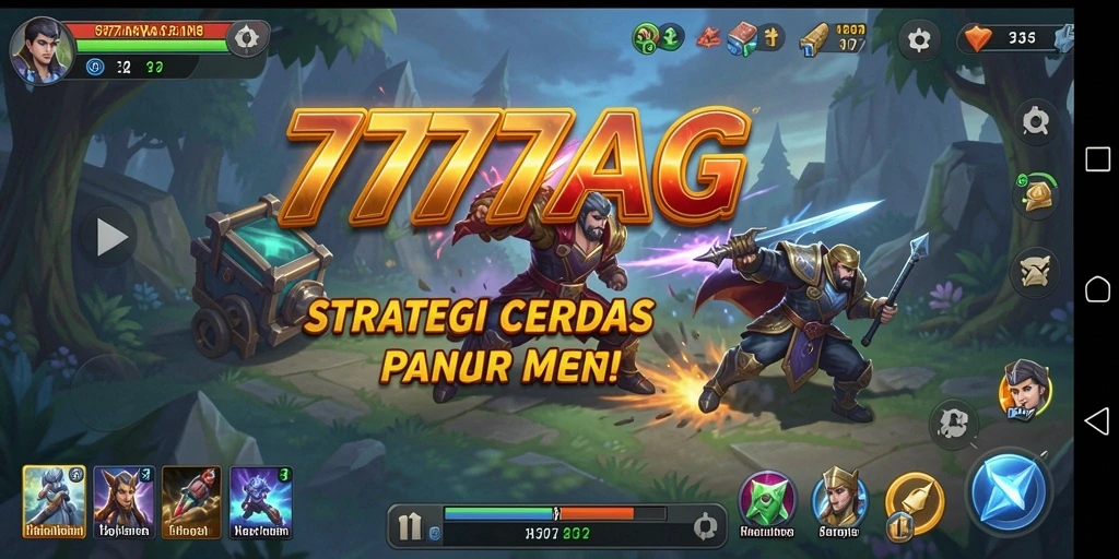 Screenshot gameplay 777AG menampilkan momen pertempuran strategis yang intens.