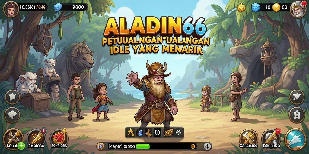 Tampilan gameplay menakjubkan dalam ALADIN66 yang membuat ketagihan.