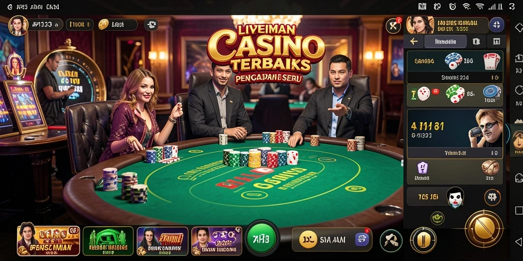 Tampilan menarik gameplay Live Casino API33 dengan dealer profesional.
