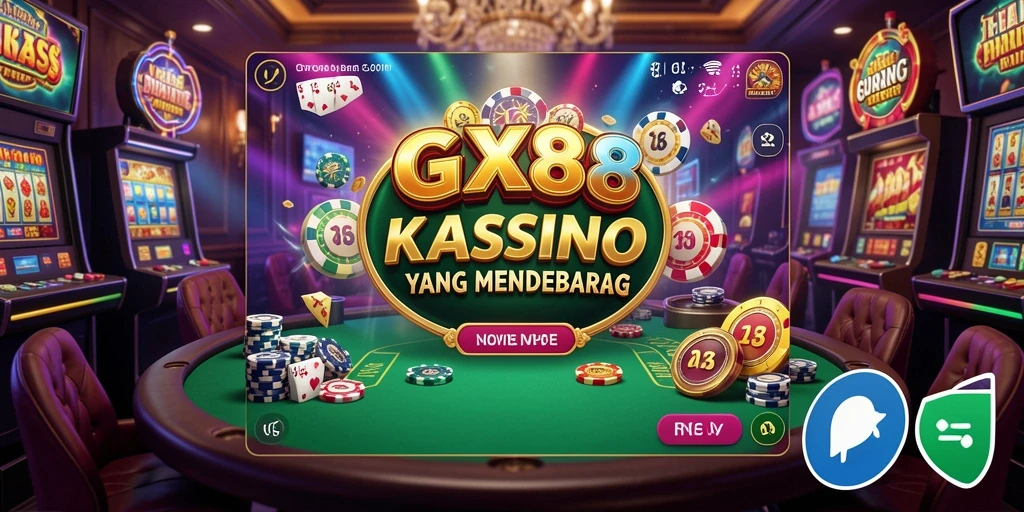 Tampilan permainan seru di GX88 dengan berbagai opsi Kasino.