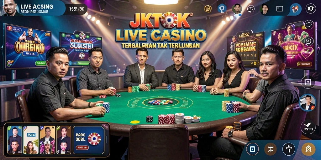 Tampilan gameplay menarik di aplikasi Live Casino JKTOK.