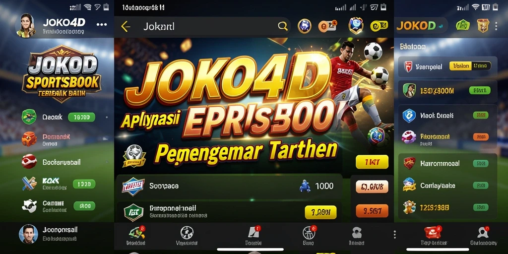 Tampilan gameplay Sportsbook yang menarik dan interaktif di JOKO4D.