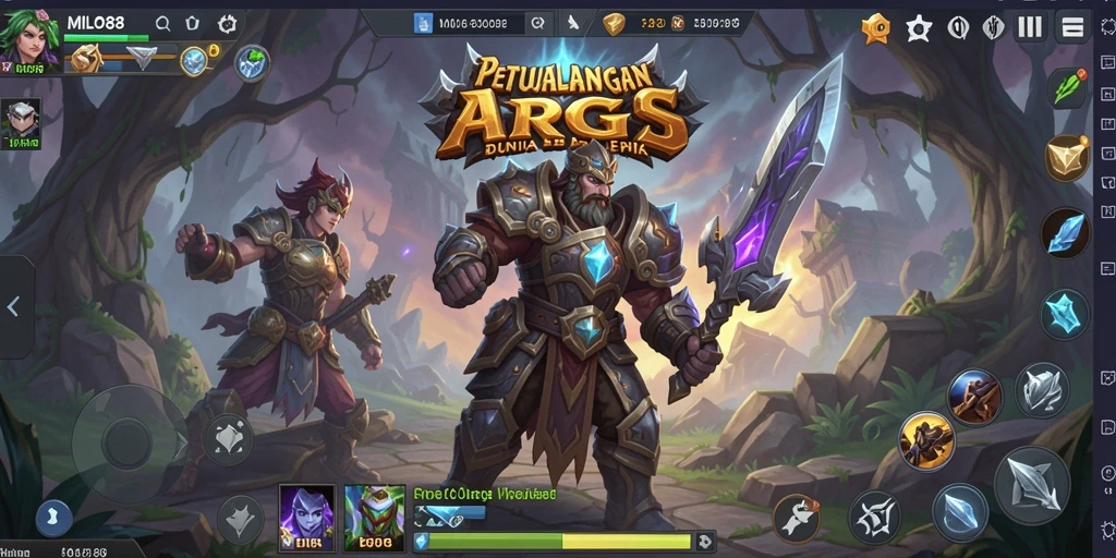 Gameplay seru dan grafis yang menawan dari MILO88.