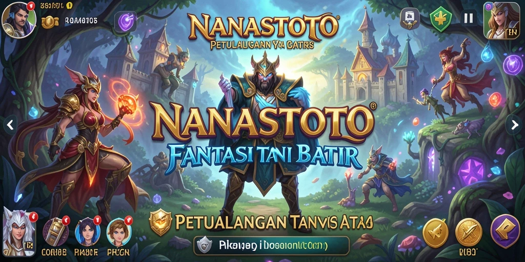 Tampilan gameplay NANASTOTO yang seru dan mengasyikkan.
