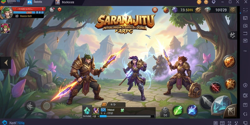 Gameplay seru SARANAJITU yang penuh petualangan.