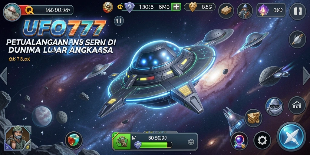 Screenshot dari gameplay <strong>UFO777</strong> yang menawarkan petualangan luar angkasa yang mendebarkan.
